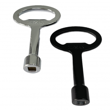 Schaltschrankschlüssel - Lang - Vierkant 6-8mm - Chrom oder Schwarz